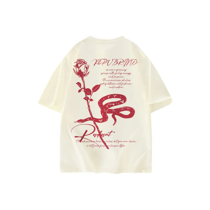 Kepu T-Shirt Unisex White-Black-19