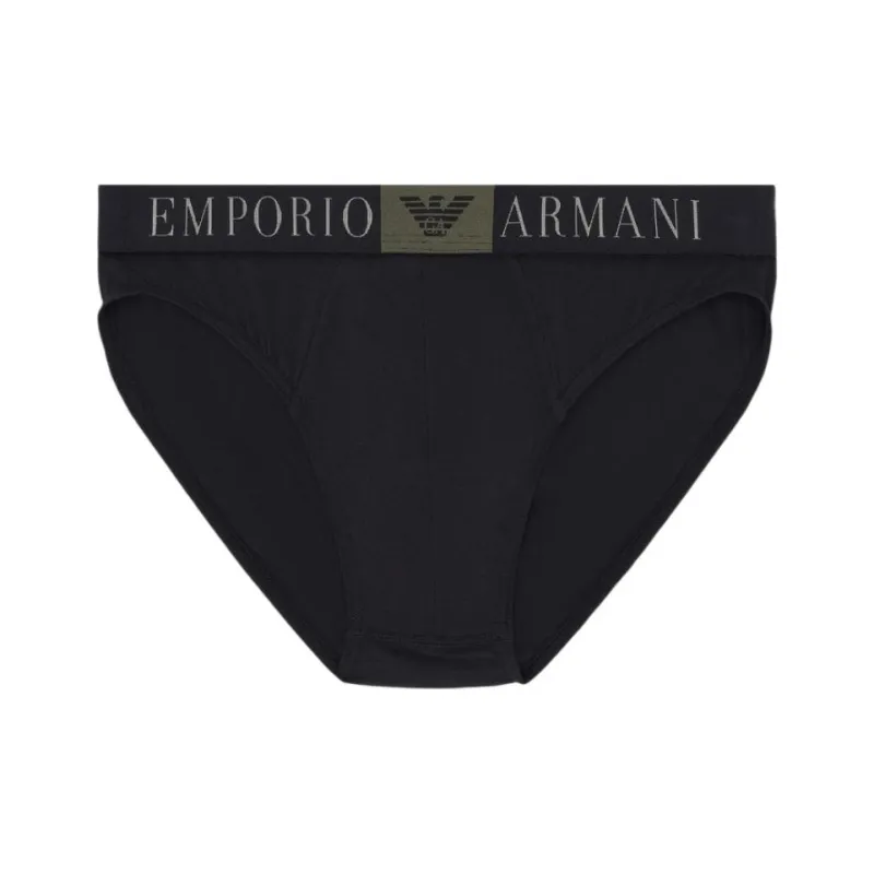EMPORIO ARMANI Asv Box Eagle Organic cotton Briefs-0