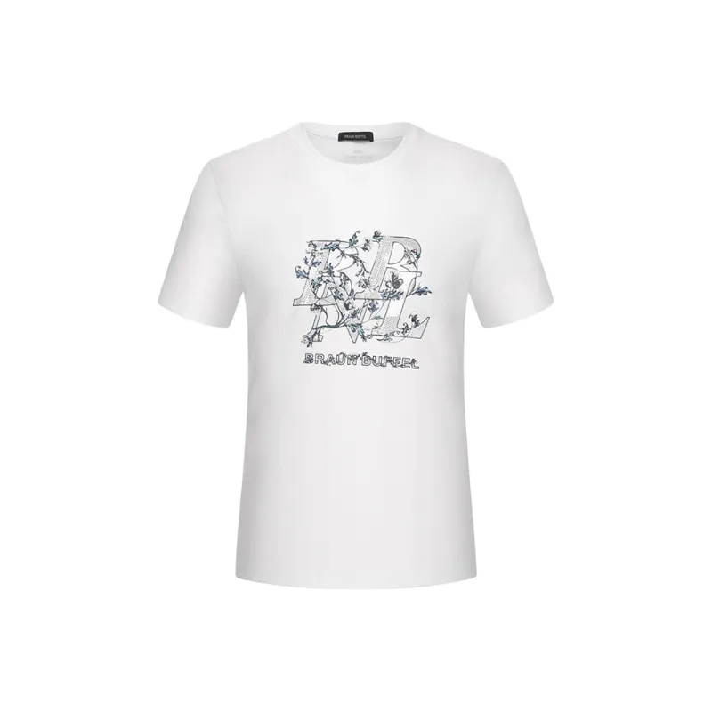 BRAUN BUFFEL T-Shirts Men-0