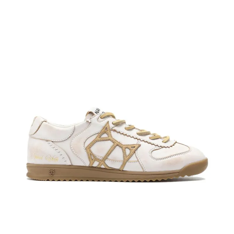 Naked Wolfe Exposuree Low Top Casual Shoes Women's White Brown-3