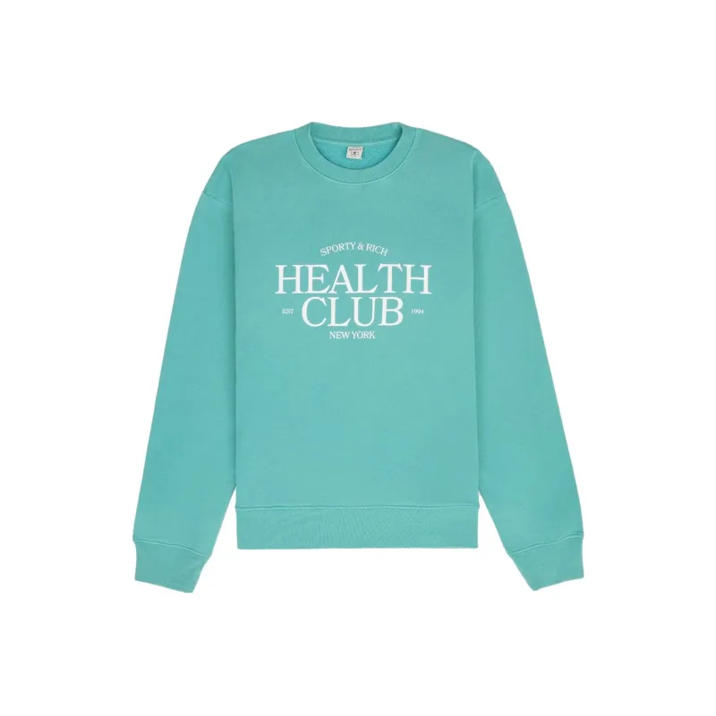 SPORTY & RICH Sr Health Ribbed Sweatshirt-0
