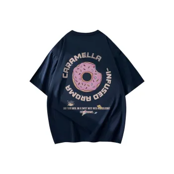 Caramella T Shirt Unisex Navy Blue