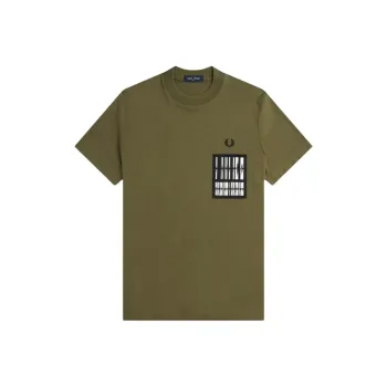 FRED PERRY T Shirts Men Green