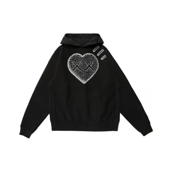 Kaws X HUMAN MADE HUMAN MADE X KAWS Co branded Series Sweatshirts Unisex Black