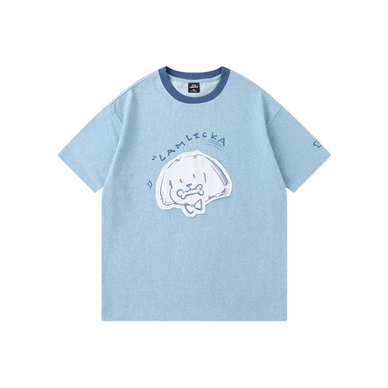 LAMLICKA T Shirts Unisex Blue-0