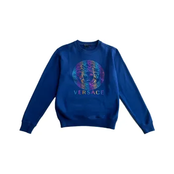 VERSACE Sweatshirts Men Blue