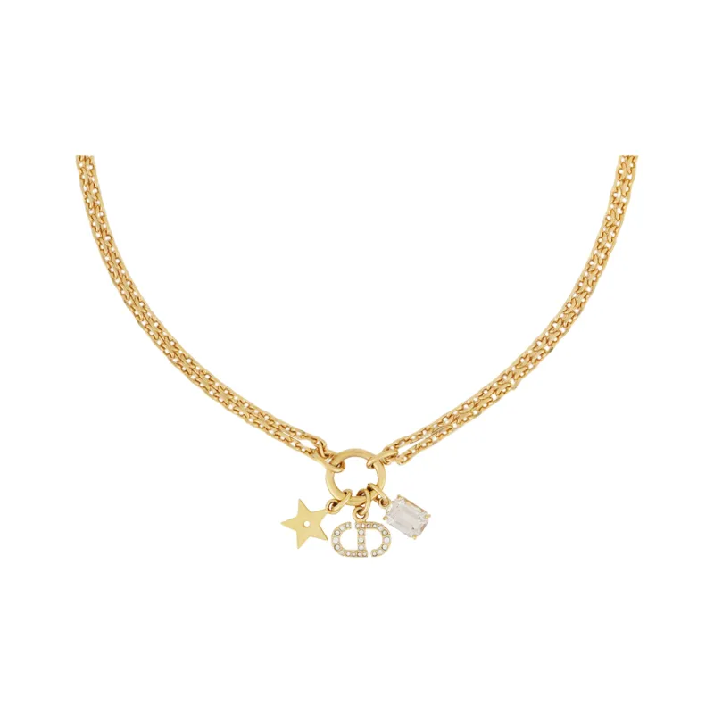 DIOR Necklaces Women's Gold-2