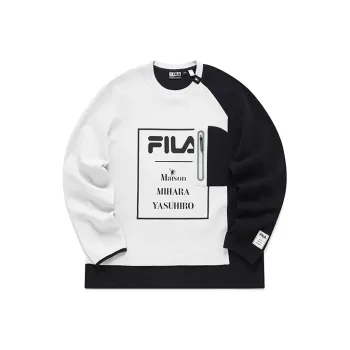FILA MIHARA YASUHIRO Collaboration Collection Sweatshirts Men Antelope White
