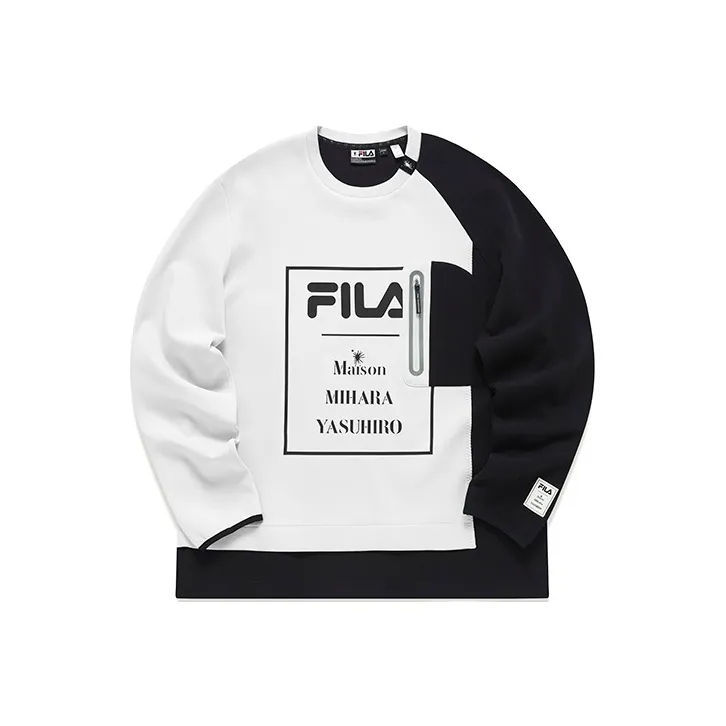 FILA MIHARA YASUHIRO Collaboration Collection Sweatshirts Men Antelope White-0