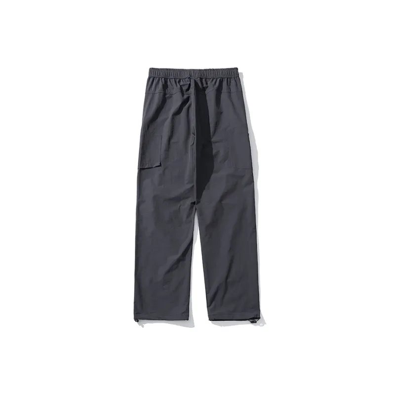 33TH Casual Pants Unisex Dark Space Gray-1