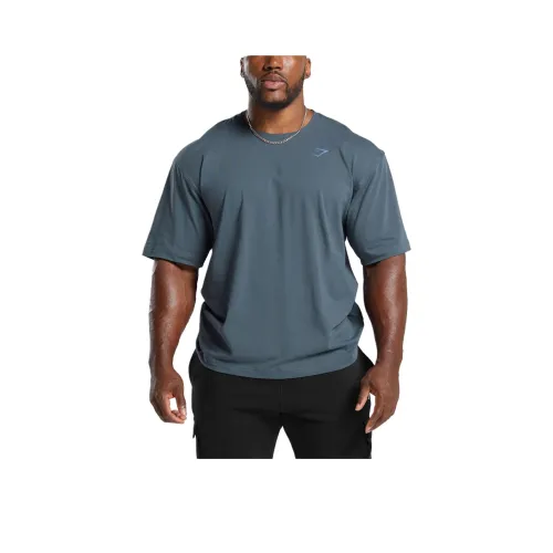 GYMSHARK T Shirt Men's Titanium Blue