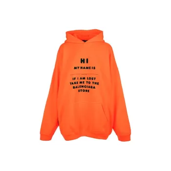 Balenciaga Hi My Name Is Hoodie