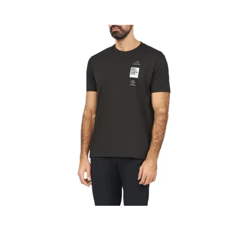 Paul & Shark Logo Printed Crewneck T Shirt