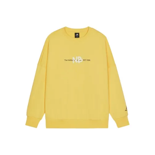 New Balance Sweatshirts Men Yellow