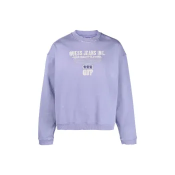 GUESS Sweatshirts Men Purple
