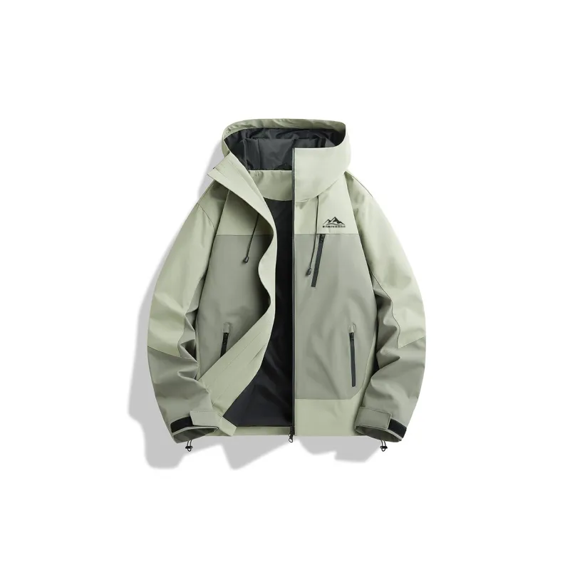 ROBINHOOD Water Resistant Windproof Breathable Wear Resistant Warm Water Repellent Windbreaker Jacket Unisex-38