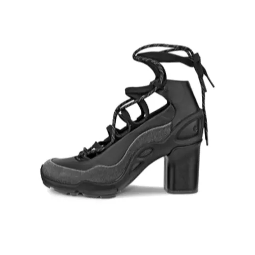 Ecco Biom C Chunky Heel High Heels Women's Black
