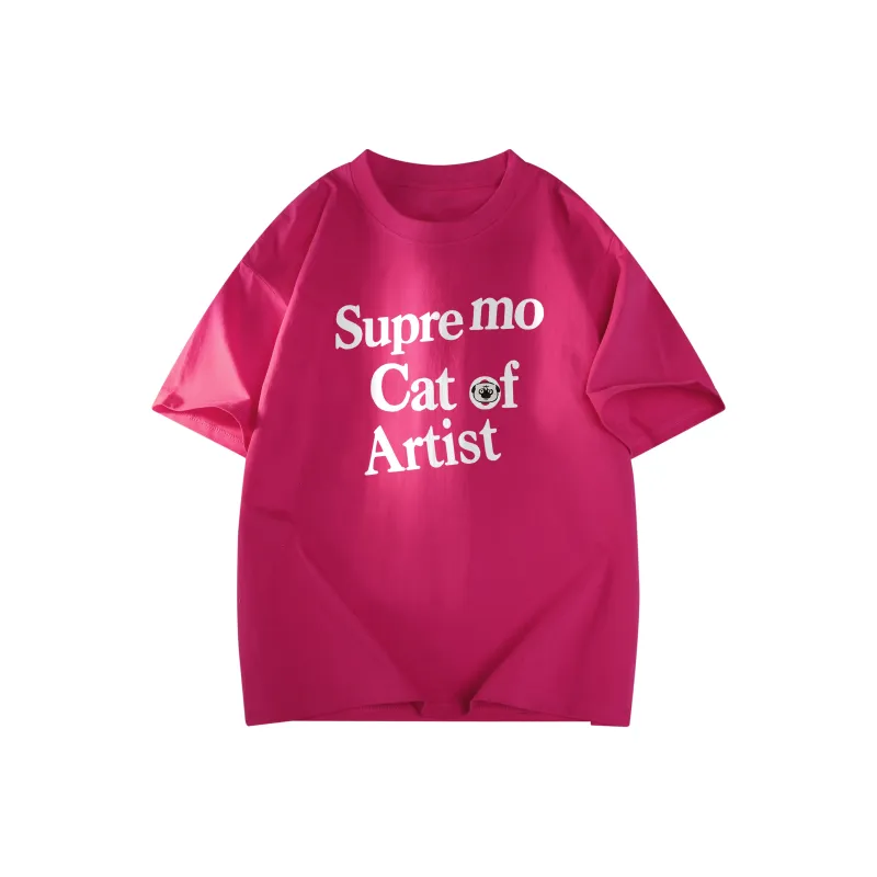 Supremo Cat T Shirts Unisex-10