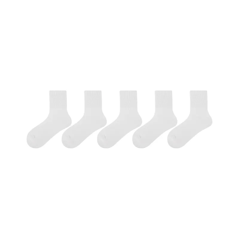 SEOBEAN Mid Calf Socks Men's 5 Pack-16