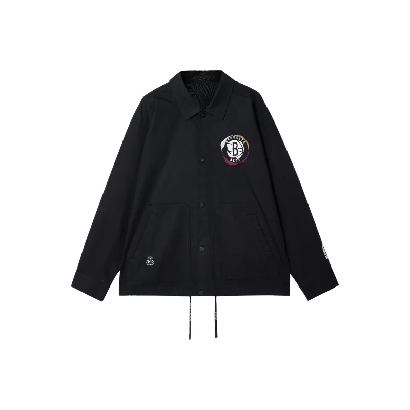 JACK JONES· x NBA Jacket Men's E43 Pure Black-1