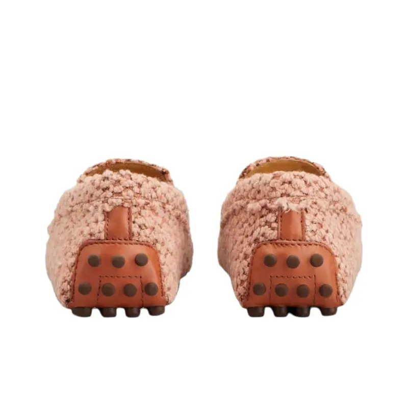 TOD'S Gommino Beanie Shoes Women's Orange-3
