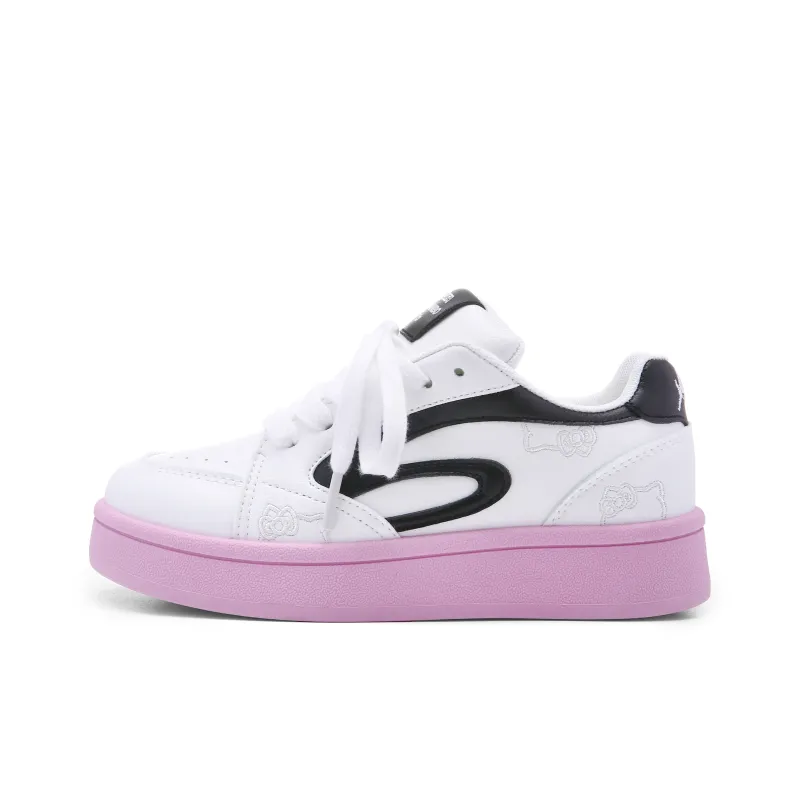 Lovely You Lightweight Slip Resistant Breathable Low Top Skateboard Shoes Women's-10