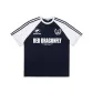 Navy Blue & White Heather Gray