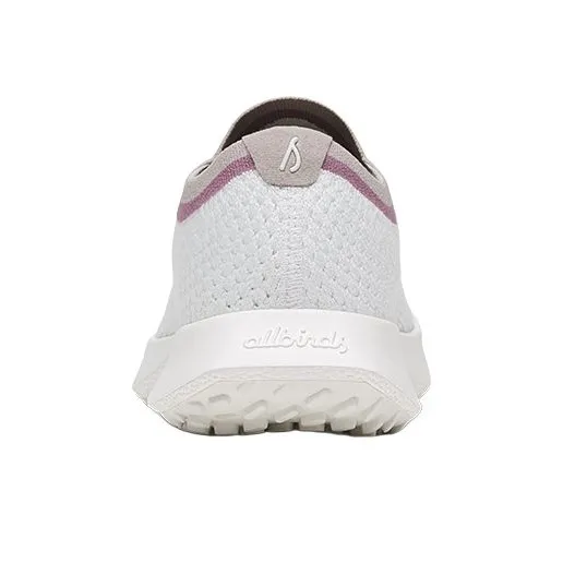 Allbirds Tree Dasher Low Top Running Shoes Women's White Purple-3