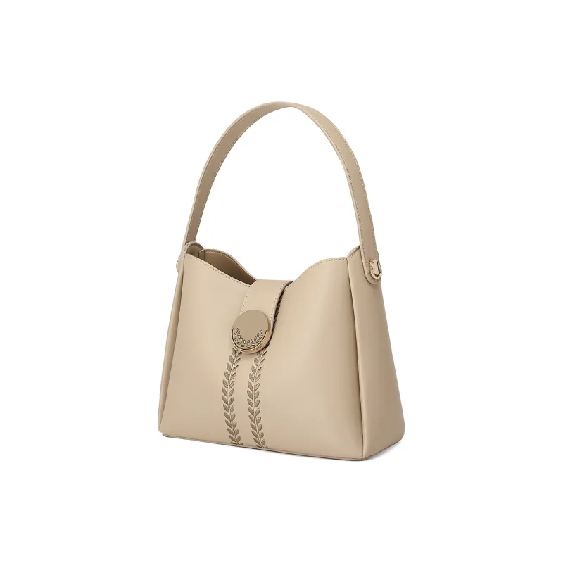 MEXICAN Polyurethane Crossbody One Shoulder Handbag Regular Women's Black/Apricot-5