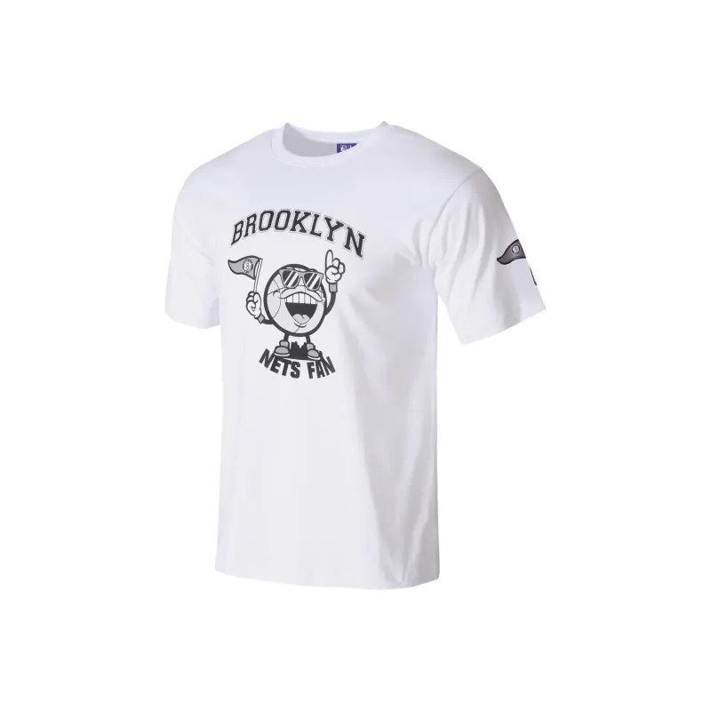 NBA Brooklyn Nets T Shirt Unisex White-0