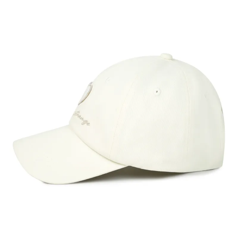 Guuka 100% Cotton Baseball Caps Unisex Ecru-3