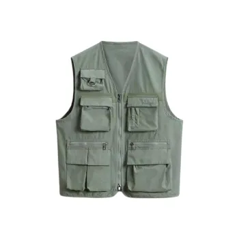 WOOLRICH SS25 Vest Unisex Green