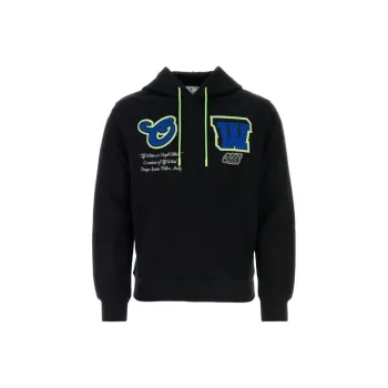 OFF WHITE Varsity Hammer Cotton Hoodie