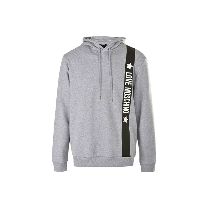 LOVE MOSCHINO Sweatshirts Men Gray-0