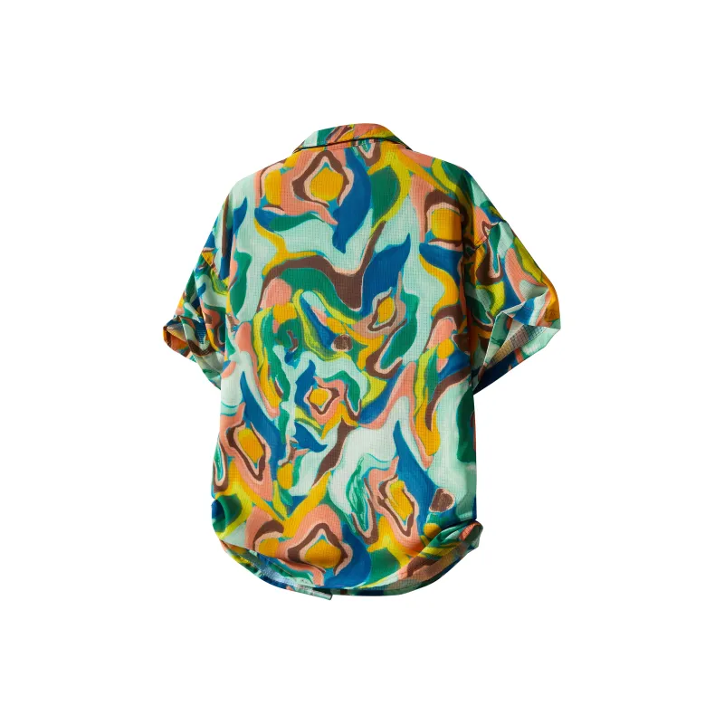 UPZCY Shirt Unisex Sicilian Blue-5