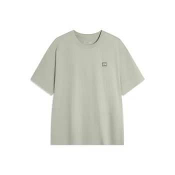 LiNing Sports Life Collection T Shirt Unisex Withered Grass Gray