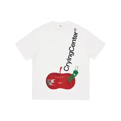 Crying Center T Shirts Unisex White
