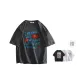Dark Gray (with Random Print Short-Sleeved)