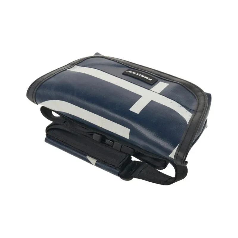 FREITAG F40 JAMIE Polyester Messenger Bag Crossbody Bag Shoulder Bag Unisex Marine Blue & White-3
