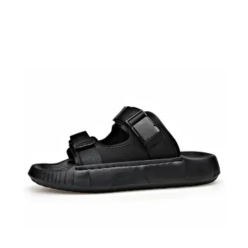 Romon Cushioning Slide Slippers Men's Black