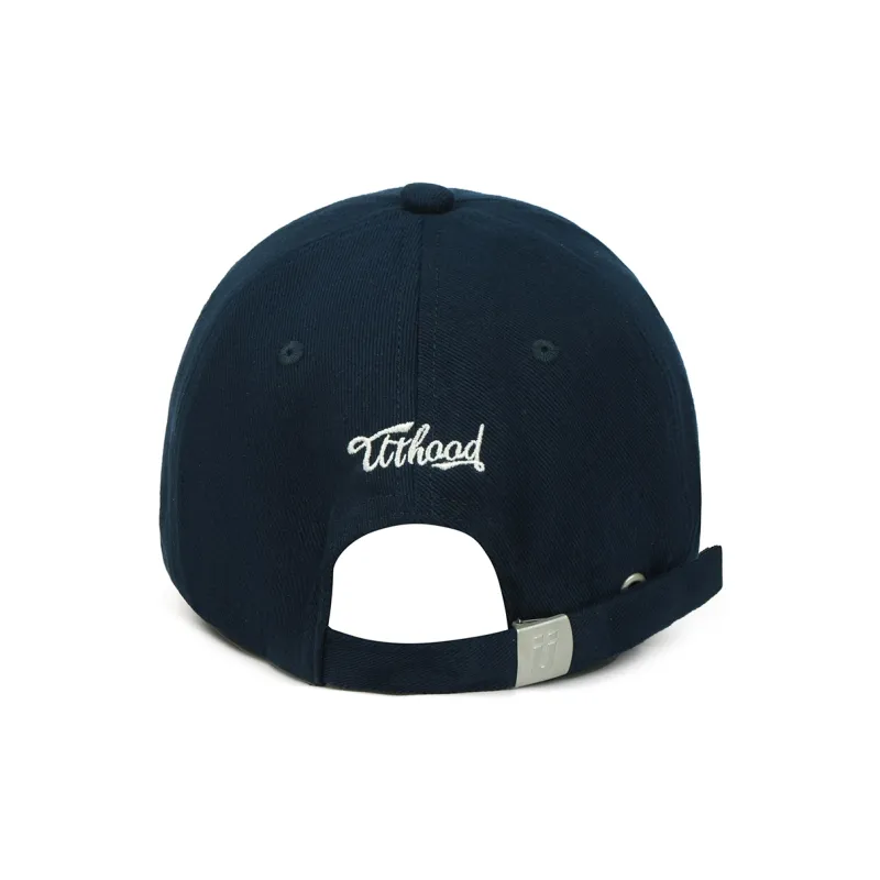 Guuka Cotton Baseball Caps Unisex Navy Blue-2