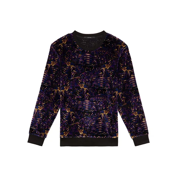 DAVID NAMAN Sweatshirts Men Purple-0