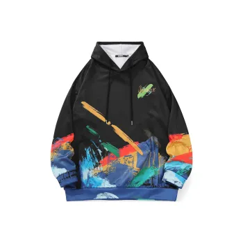 GENANX Winter Sweatshirt Unisex Black