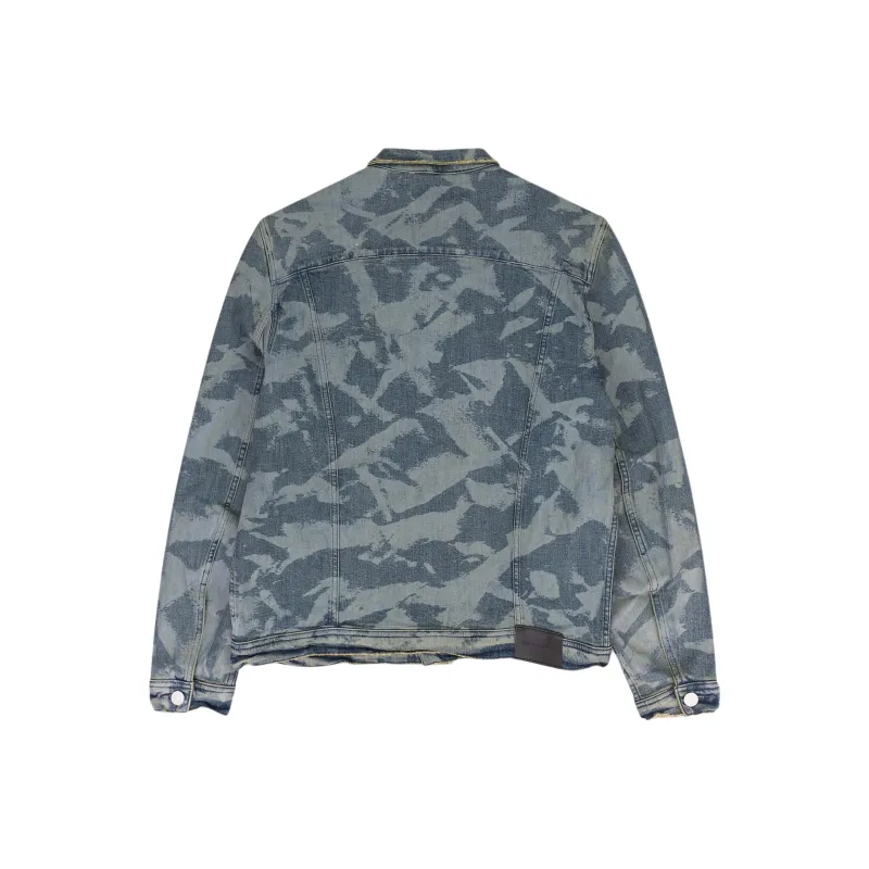 PURPLE BRAND Laser Wrinkled Denim Jacket-1