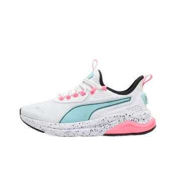 PUMA Amplifier Speckle Low Top Training Shoes Women's White Silver