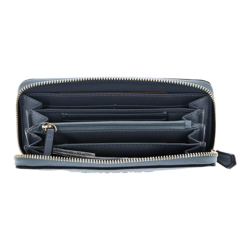 Valentino Polyurethane Wallet Women's Blue Gray-3