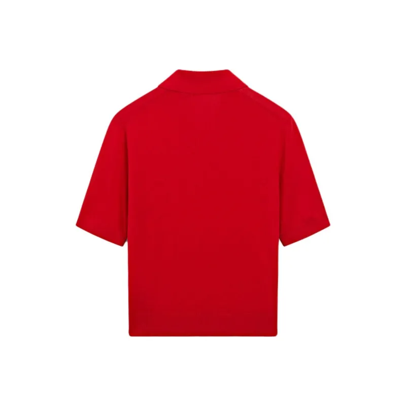 Massimo Dutti Polo Shirt Women's Red-1