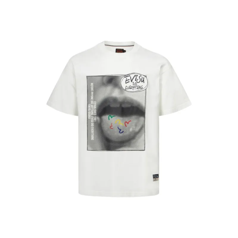 EVISU T Shirts Men White-0