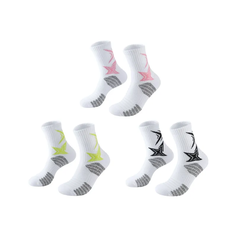 SEOBEAN Basketball Socks Unisex 3 Pack-16