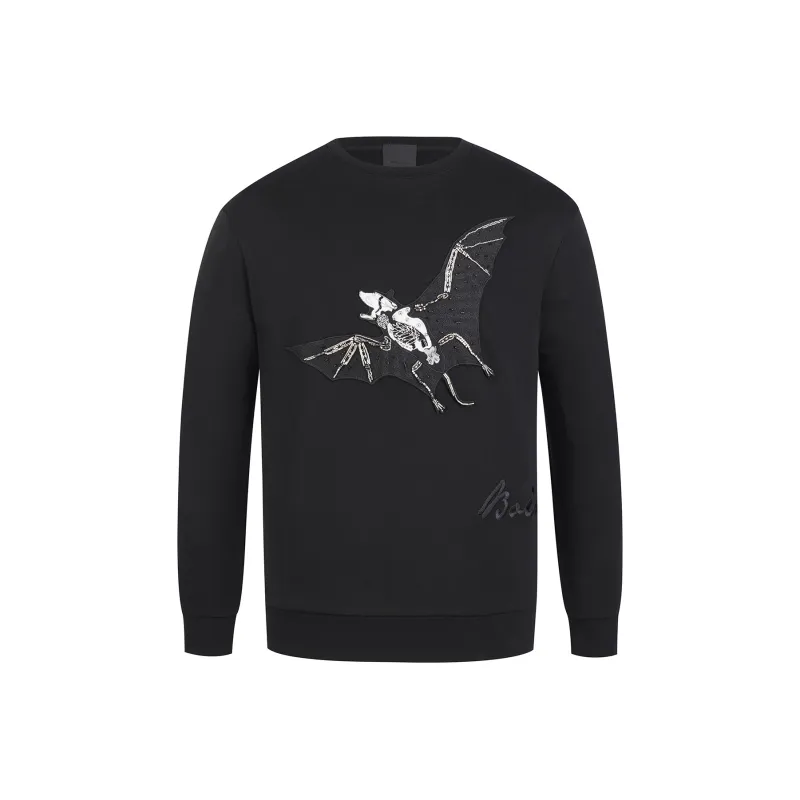 BOINIGAN VANITA Crew Neck Regular Sweatshirt Men's Black-0